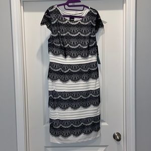 Black & white cocktail dress NWT